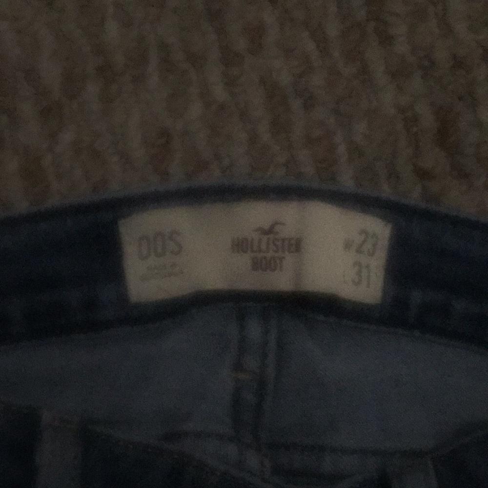 Dark wash boot cut jeans